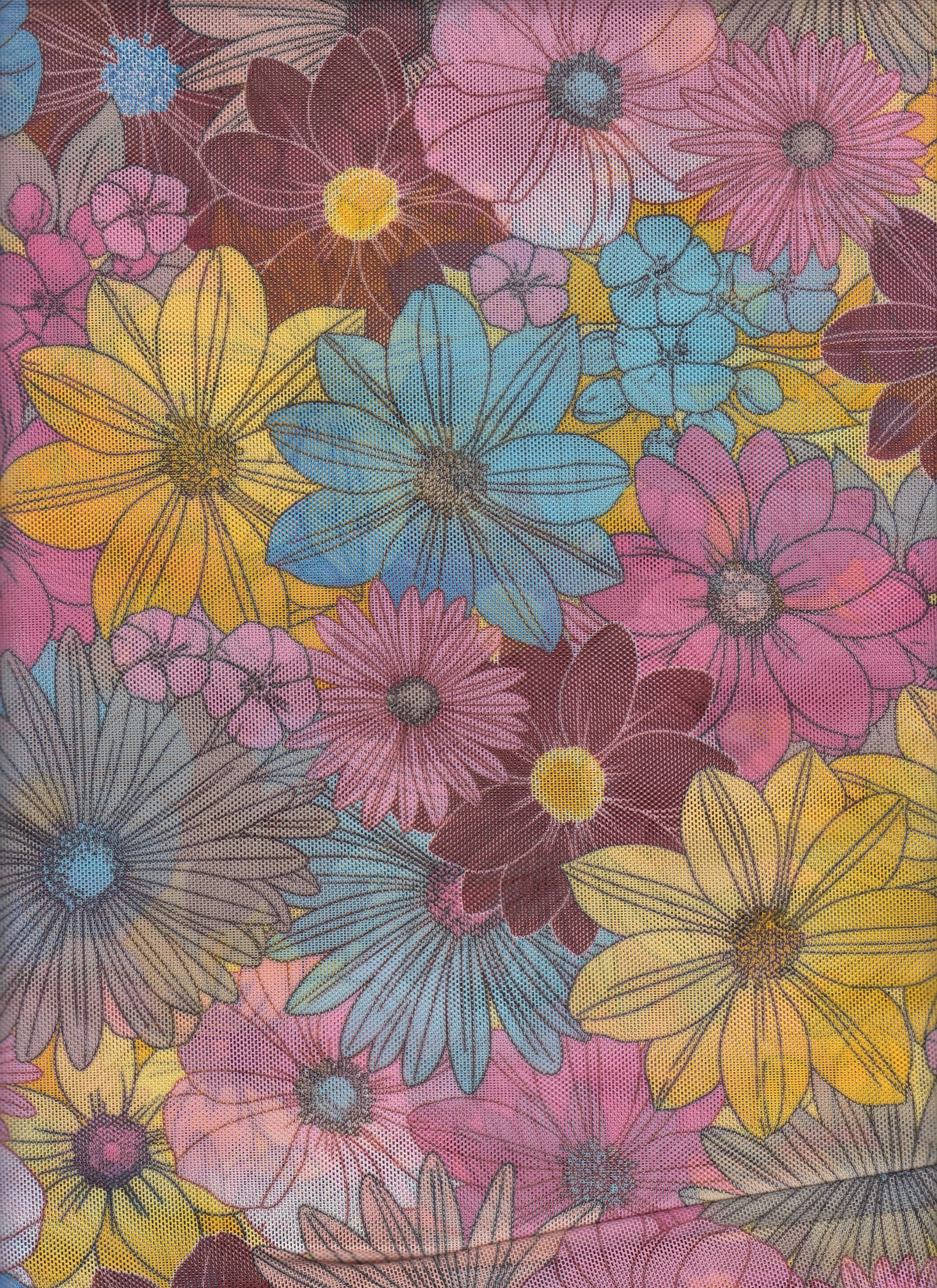 Printed Power Mesh Fabric - Stretch, Lightweight, Breathable