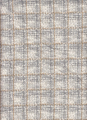Knit Boucl  Fabric - 59% Polyester, 39% Cotton, 2% Spandex - Textured Stretch Knit for Sweaters, Jac 