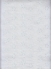 Linen Embroidery Woven Fabric - Natural Texture, Artistic Embroidered Detail 