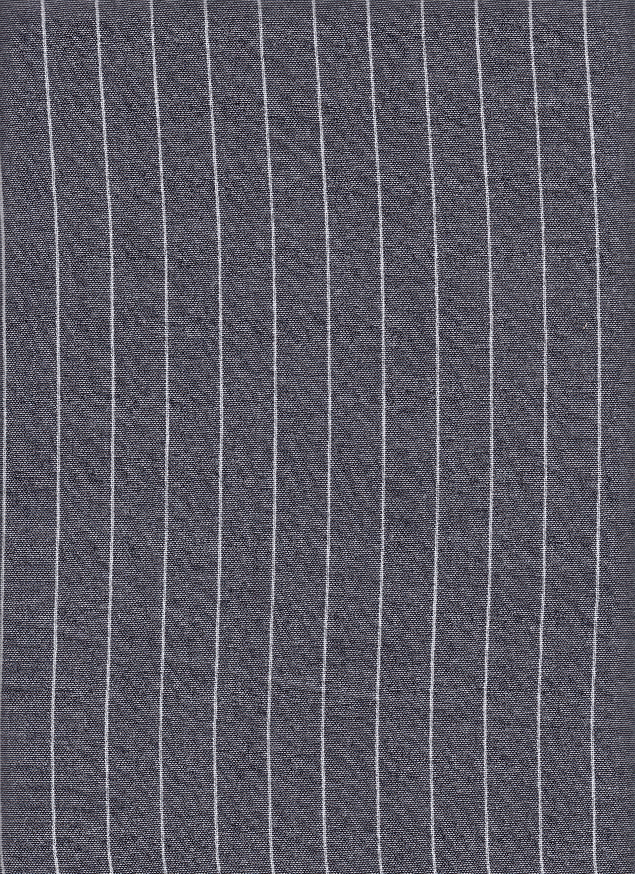 Lino 3/4" Stripe Woven Fabric - Lightweight Linen Look Fabric for Dresses, Blouses 