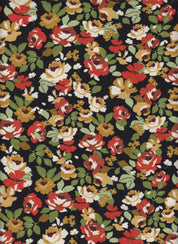 Marble Printed Fabric - 80% Rayon 20% Nylon - Ditsy Floral Lightweight Woven Fabric 