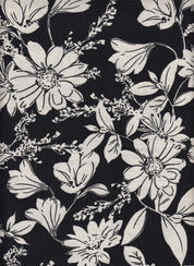 Marble Printed Fabric - 80% Rayon 20% Nylon - Floral Print Lightweight Woven Fabric 