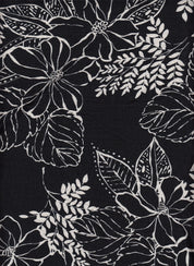 Marble Printed Fabric - 80% Rayon 20% Nylon - Floral Print Lightweight Woven Fabric 