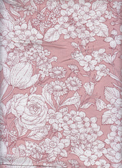 Marble Printed Fabric - Artistic Marble Print, Lightweight Drape 