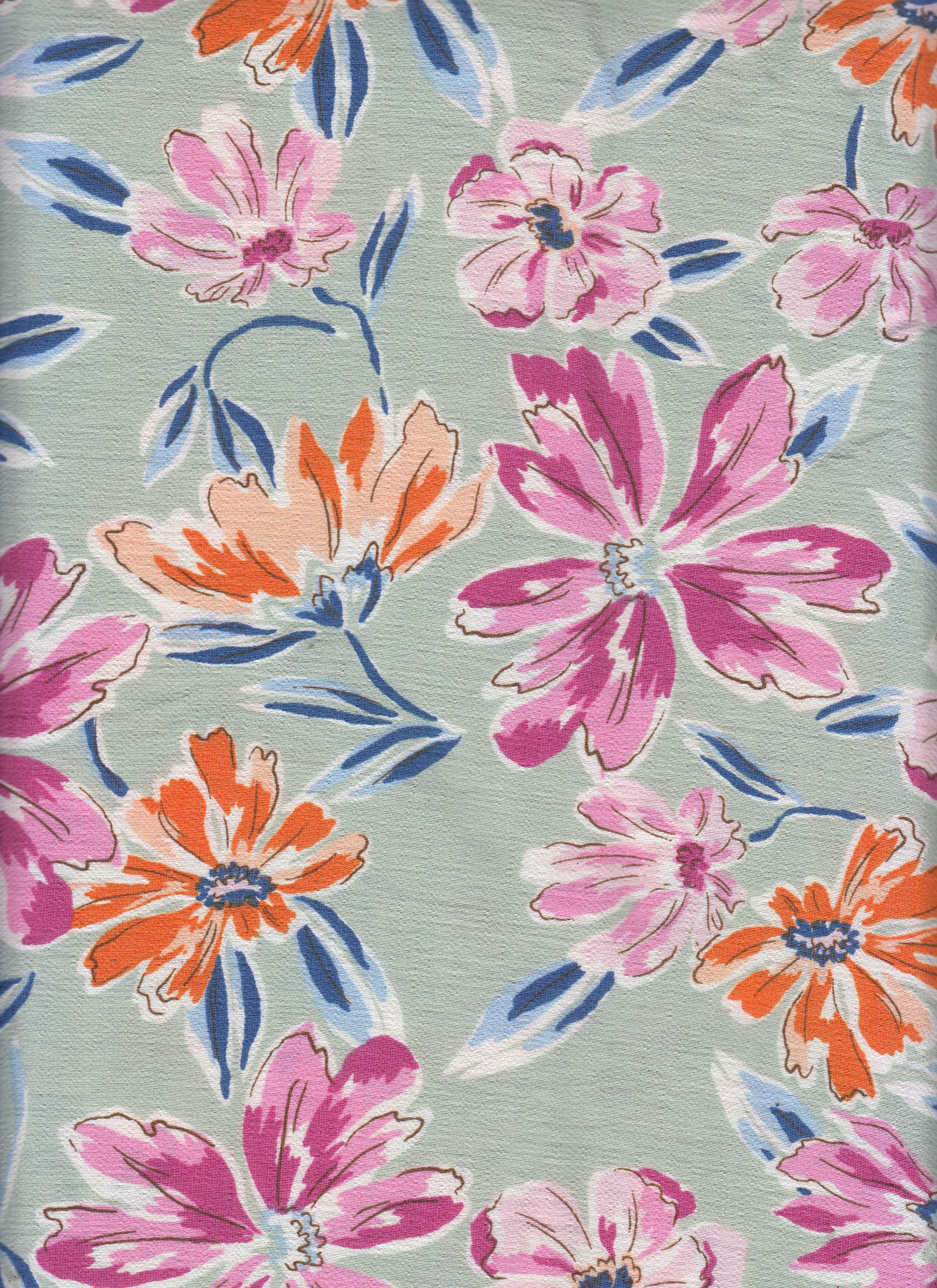 Marble Printed Fabric - Artistic Print, Soft Drape & Structure 