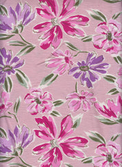 Marble Printed Fabric - Artistic Print, Soft Drape & Structure 