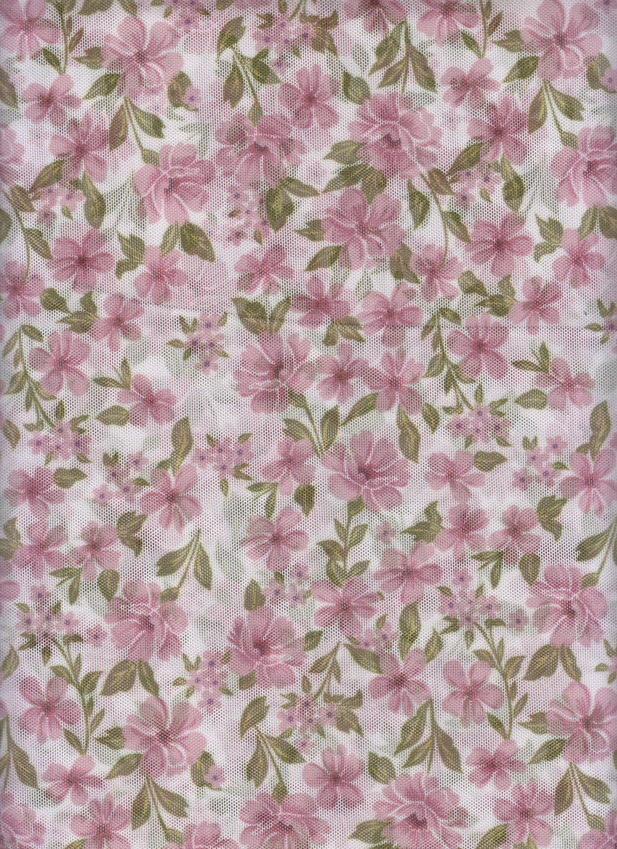 Power Mesh Printed Fabric - Lightweight Support With Breathable Stretch 