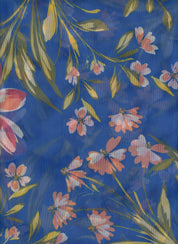Power Mesh Printed Fabric - Lightweight Support With Breathable Stretch 
