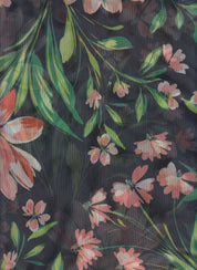 Power Mesh Printed Fabric - Lightweight Support With Breathable Stretch 