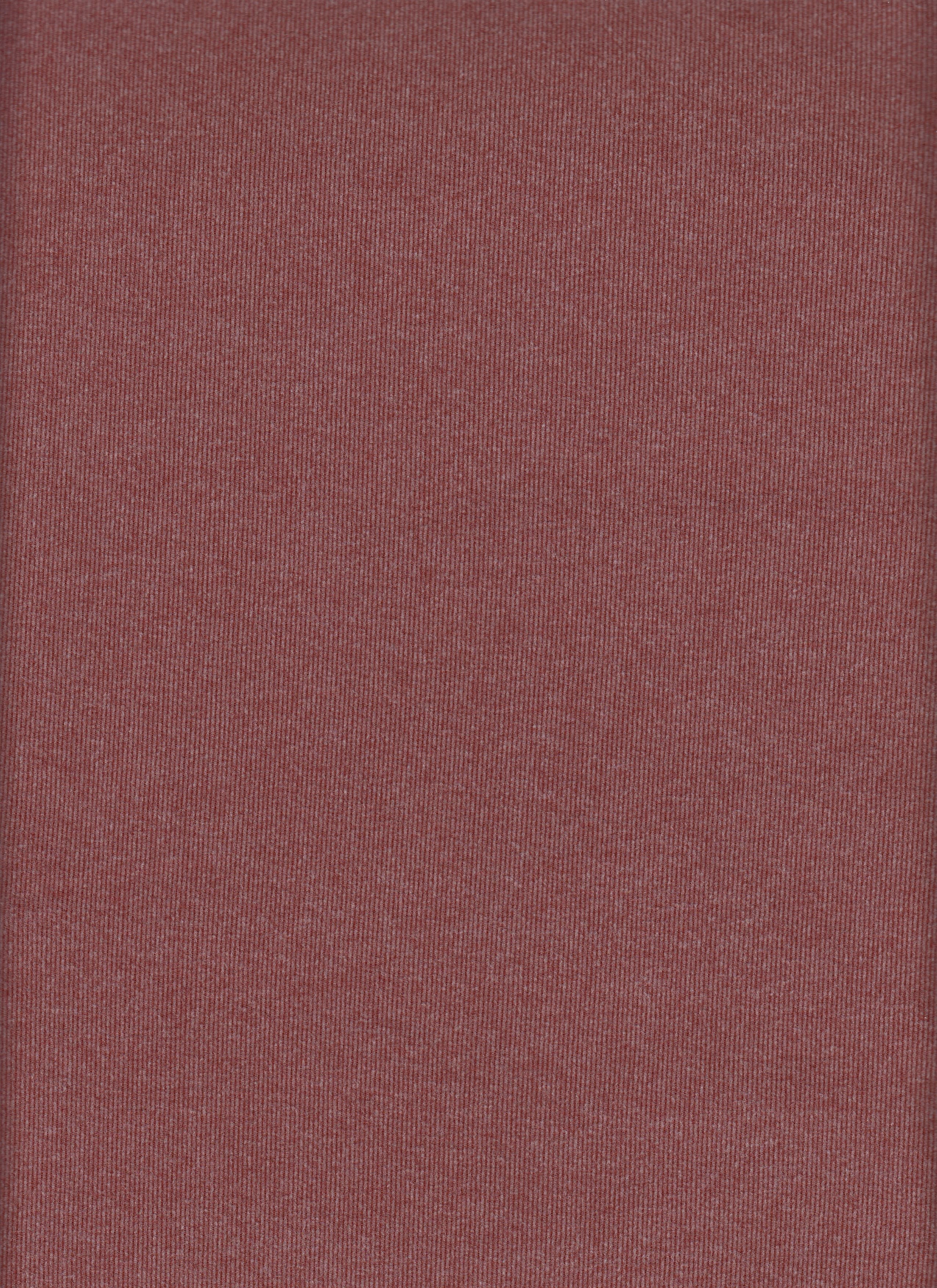 Rib Dralon Melange Fabric - 94% Polyester 6% Spandex, Soft Stretch Rib Knit, Heathered Texture 