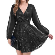 Sequince All Over Fabric - Full Sparkle With Stretch & Glamorous Drape 