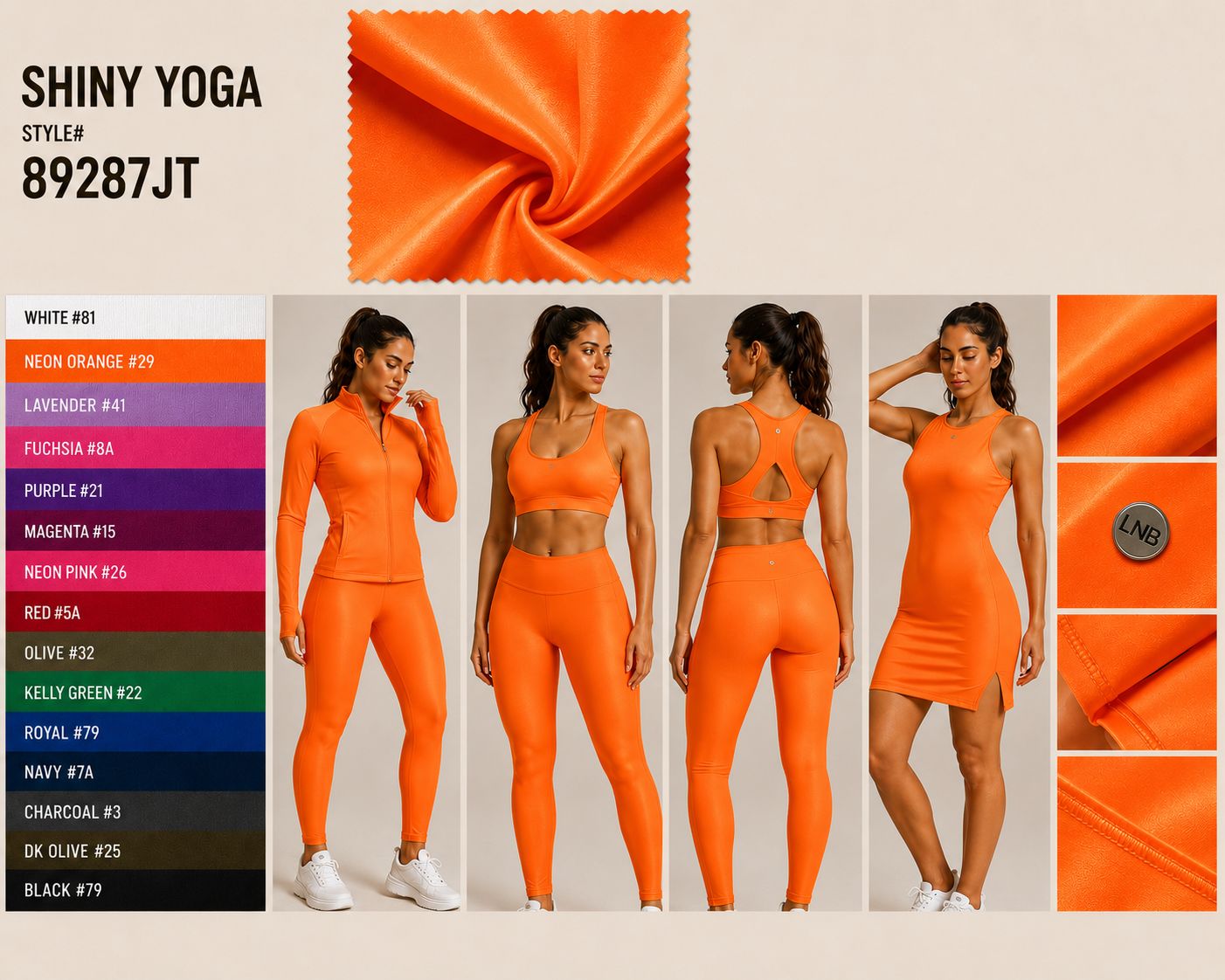 Shiny Yoga - High-Shine Stretch for Performance and Style 