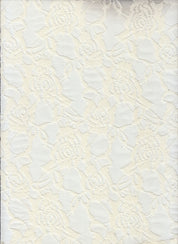 Stretch Lace Fabric - Delicate Openwork, Soft Stretch & Elegant Drape 