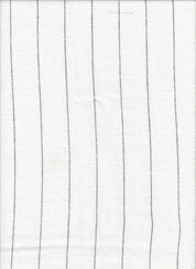 Stripe Washed Linen Fabric - Natural Texture, Soft Drape & Timeless Stripes 