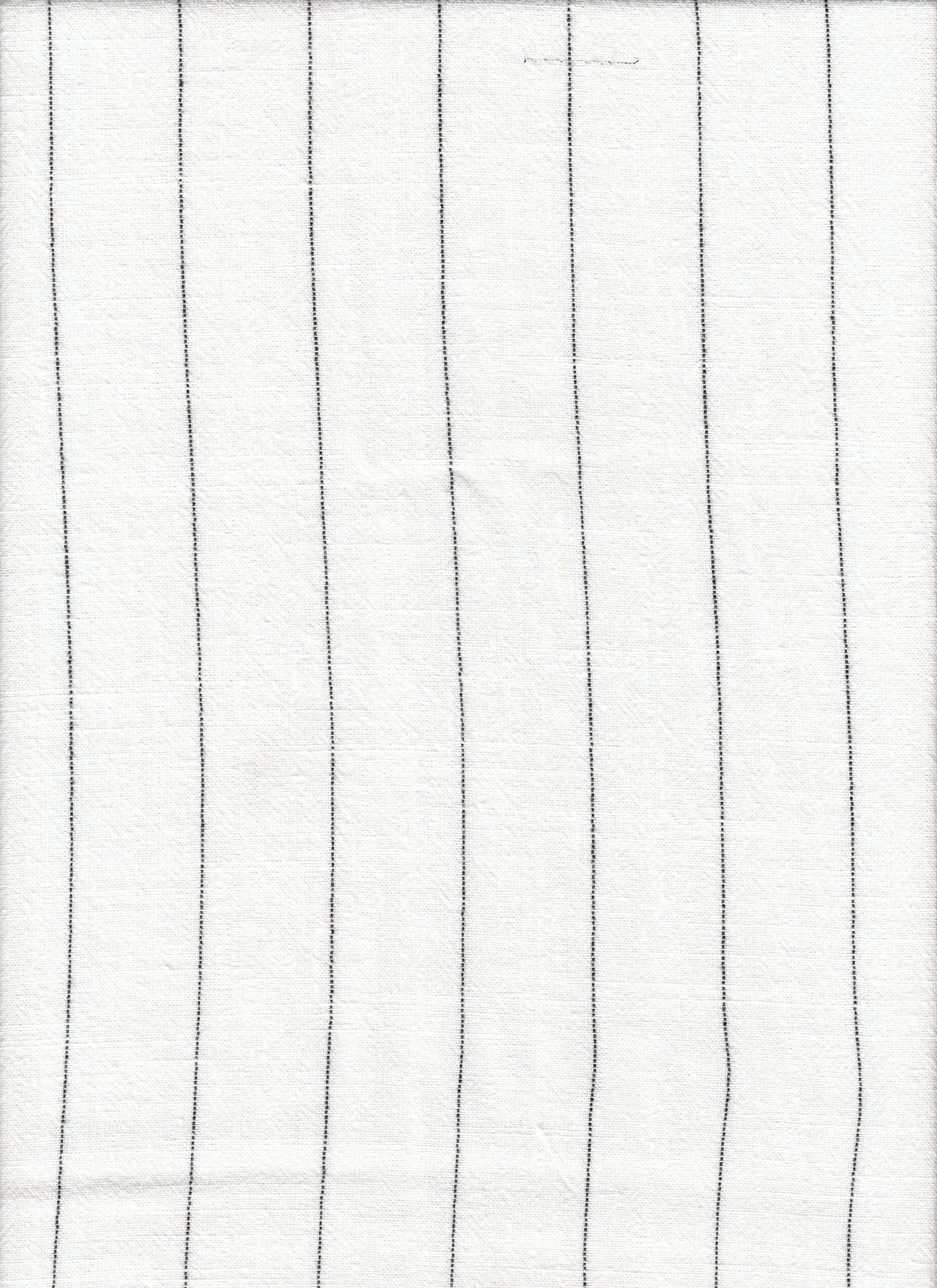 Stripe Washed Linen Fabric - Natural Texture, Soft Drape & Timeless Stripes 