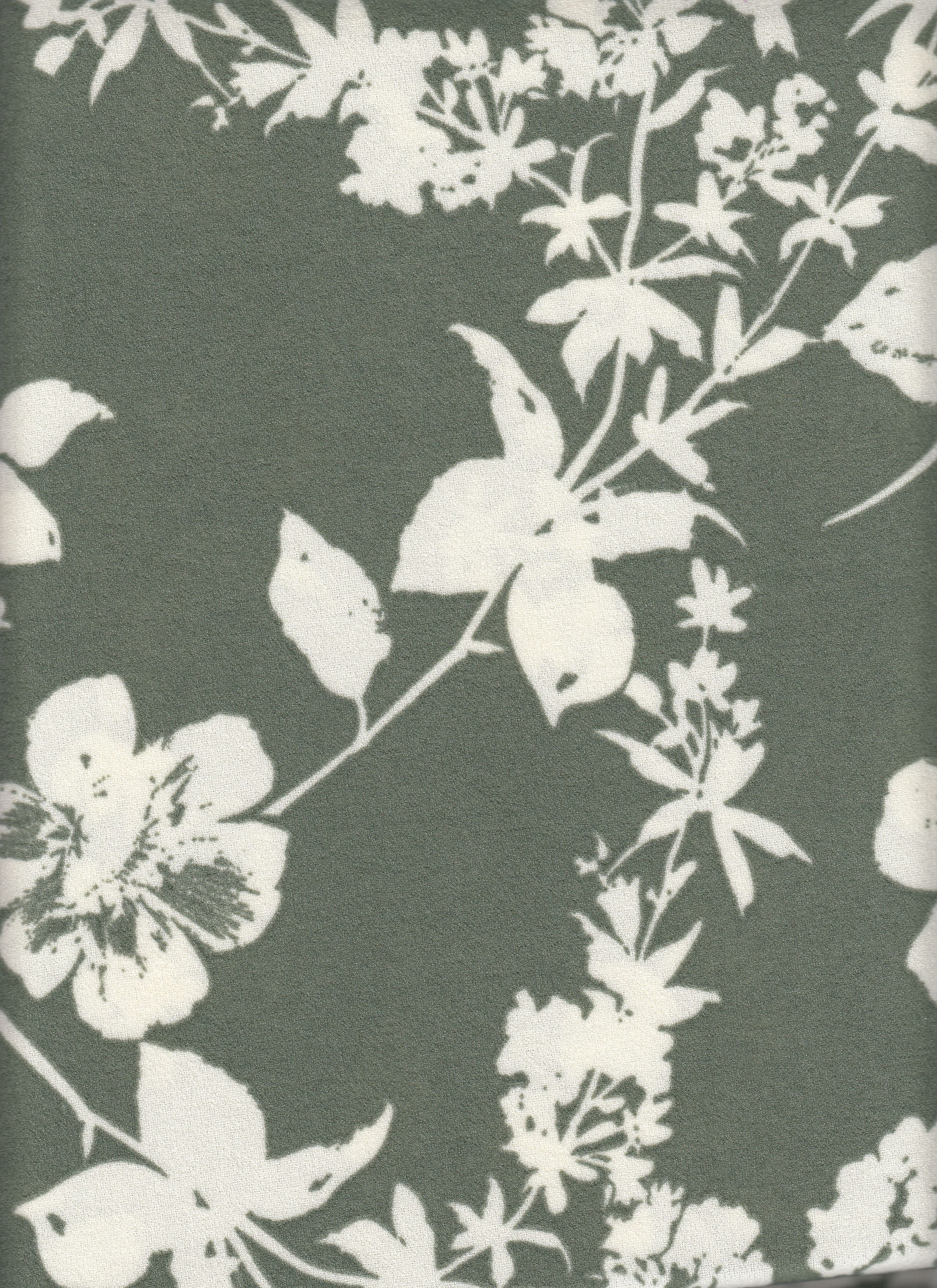 Techno Crepe Printed Fabric - 97% Polyester 3% Spandex - Floral Print Woven for Dresses 