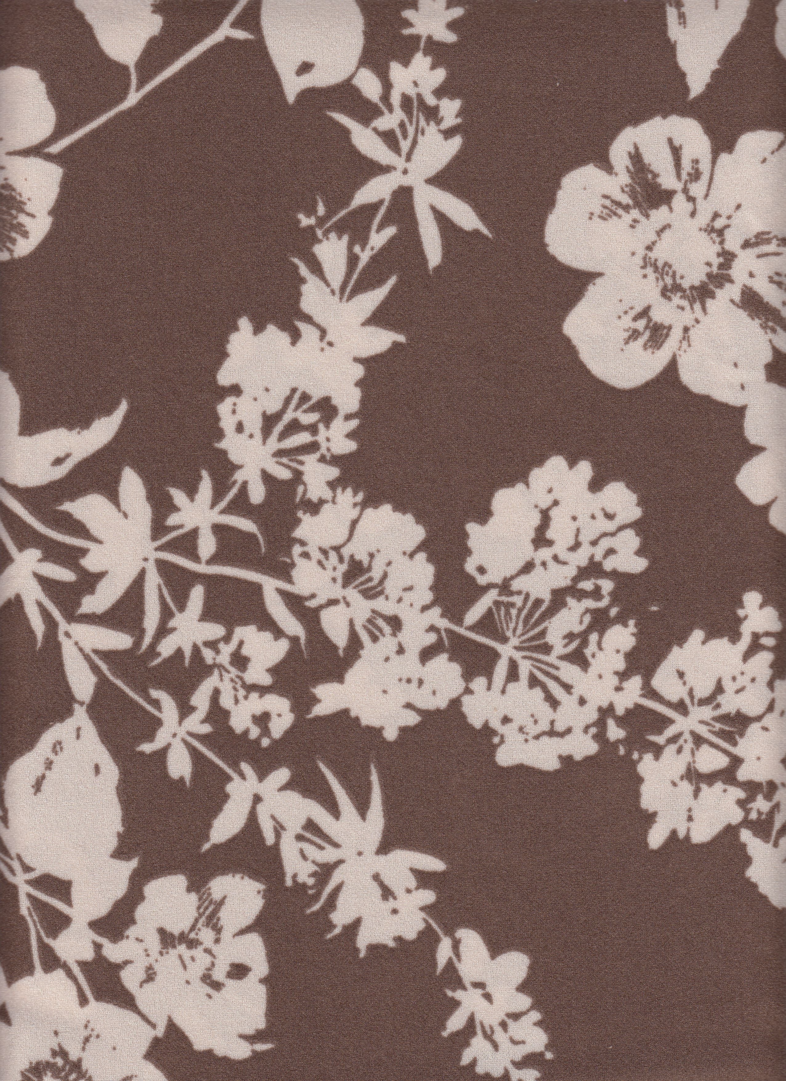Techno Crepe Printed Fabric - 97% Polyester 3% Spandex - Floral Print Woven for Dresses 